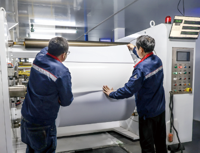 Professional inspection of every roll of self-adhesive label material